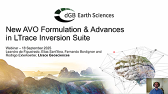 OpendTect Webinar: New AVO Formulation & Advances in Bayesian Inversion with the LTrace Inversion Suite